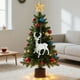 thumbnail image 5 of Decoraciones navideñas, adornos navideños, regalos navideños Decoraciones navideñas Ciervos navideños Copos de nieve Adornos para árboles de Navidad Colgantes Decoración de escena avanzada un colgante, 5 of 6