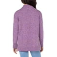 thumbnail image 5 of Well Worn Women's Sweater with Side Slits (Purple, XS), 5 of 5