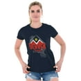 thumbnail image 4 of Retro Mountain Peaks Denver Colorado Womens Slim Fit Graphic Tee Brisco Brands S, 4 of 5