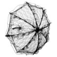 thumbnail image 1 of Minkissy 1Pc Performance Lace Umbrella Black Photography Prop for Stage Shows, 1 of 6