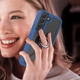 thumbnail image 5 of SaniMore Case for Samsung Galaxy S23 Plus 2023 Release, Rugged PC Backplane Shockproof TPU Bumper 360° Rotatng Ring/Kickstand Anti-drop Heavy Duty Protective Case For Samsung Galaxy S23 Plus, Darkblue, 5 of 5