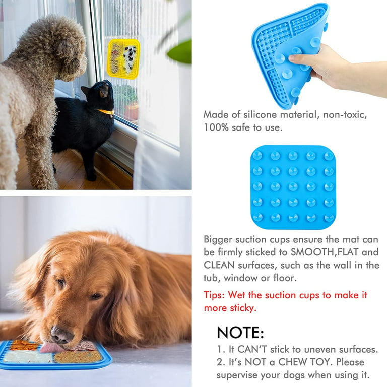 1PCS Silicone licking pad Pet Dog Lick Pad Bath Peanut Butter