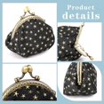 thumbnail image 5 of Holzlrgus Coin Purse Coin Bag Star Pouch Kiss-Lock Change Purse Small Wallets Coin Pouch for Women (Black), 5 of 7