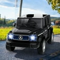 thumbnail image 4 of Costway Licensed Mercedes-Benz EQG Kids Ride On Car with Remote Control Detachable Battery Black, 4 of 10