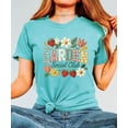 thumbnail image 3 of Ink Printed Image NOT a Fabric Patch - Garden Social Club Shirt for Women Seafoam Shirt Adult Large, 3 of 7
