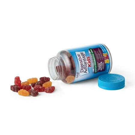 Digestive Advantage KIDS Prebiotic Fiber Plus Probiotic Gummies 6 65 Each - (Pack of 2)