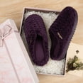 thumbnail image 4 of LongBay Women’s Soft Flannel Memory Foam Slippers Slip on House Fuzzy Shoes Indoor Outdoor, 4 of 7