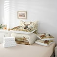 thumbnail image 6 of Feelyou Deer Duck Twin Bedding Sets 7-Piece, Rustic Western Cabin Bedding Comforter Set, 6 of 8