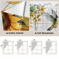 thumbnail image 5 of Swag Valance Curtains for Windows, Sunflower Light Filtering Kitchen Curtains with Rod Pocket, Summer Flowers Hummingbird Vintage Decorative Window Treatment Valances for Living Room, 28x36 - 2 PCS, 5 of 9