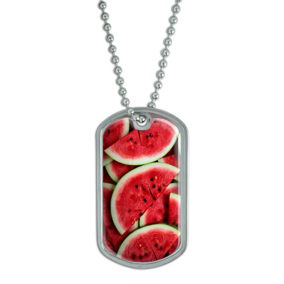 Watermelon Dog Tag