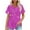 Purple, variant on Womens T Shirts Loose V Neck My Orders Placed By Me Women Casual Tops Cotton Summer Shirts for Island Vacation
