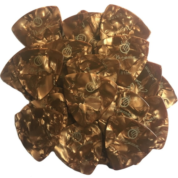 Magma Celluloid Standard 0.81 mm Mix Color Bass Picks, Pack of 25 Unit (PC081B)