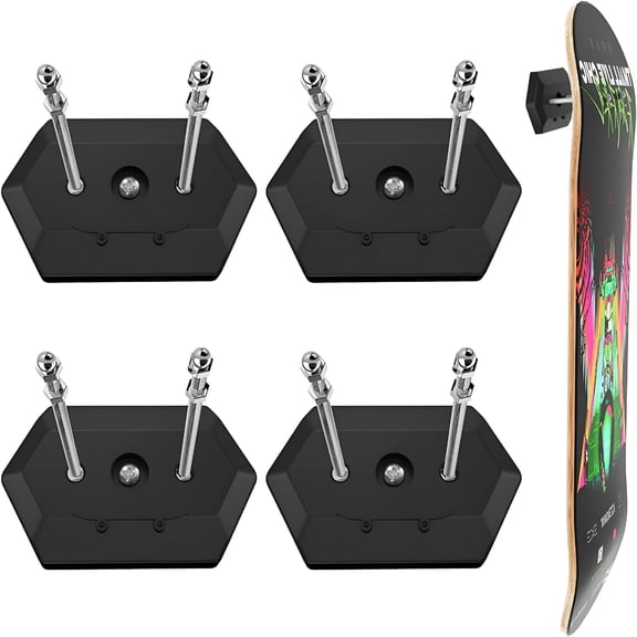 LAMIRO Skateboard Wall Mount Skateboard Hanger for Skateboard Deck Display and Storage,Floating Effect
