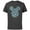 Charcoal, variant on Mickey Mouse Blue Easter - Short Sleeve Cotton T-Shirt for Adults - Customized-Navy