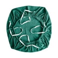 thumbnail image 3 of Fancyes Office Chair Cover Dustproof Washable Anti Slip Removable Armrests Slipcover Green, 3 of 8