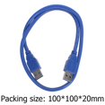thumbnail image 2 of Cable USB tipo A a USB tipo A macho a macho para PCIe Riser BTC Mining 06 m, 2 of 5