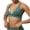 Green, variant on Sport Bras for Women Deep V Neck Wirefree Workout Bras Back Cross Strap No Underwire Fitness Running Yoga Bras