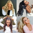 thumbnail image 2 of PULLIMORE Clip in Ponytail Hair Extensions Fashion Long Cute Wavy / Straight Hair Piece for Women, 2 of 7