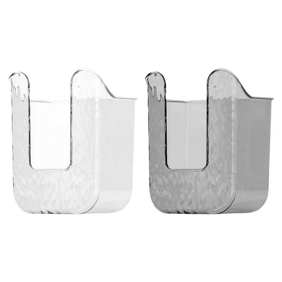 Clearance! Wipes Storage Box Wall Mount, Flushable Wipes Holder, Wall-mounted Tissue Box, Reusable Wipes Container, Suction Cup Wipes Dispenser for Bathroom Kitchen Bedroom,light Luxury X2Q2