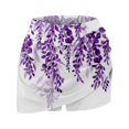thumbnail image 4 of Mlqidk Tennis Skorts for Women Golf Athletic Activewear Skorts Mini Summer Workout Running Shorts,Purple S, 4 of 5