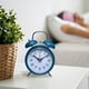 thumbnail image 4 of 15,5*2,5*6,3 cm Despertador metálico Reloj infantil con luz nocturna Reloj de escritorio silencioso, 4 of 6