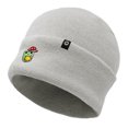 thumbnail image 5 of Dalix Mushroom Frog Embroidered Beanie Hat Cotton Cute Winter Fall Cap Womens in Light Gray, 5 of 5