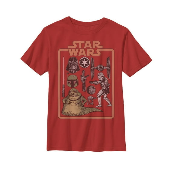 Boy's Star Wars Galactic Empire Kit  Graphic Tee Red Medium
