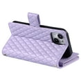 thumbnail image 5 of for iPhone 14 Plus Crossbody Wallet Case with Card Holders Zipper Pocket, PU Leather Case with Flip Stand, Magnetic Clasp, Wrist Strap & Lanyard, Shockproof Full Protective Phone Cover, Purple, 5 of 11