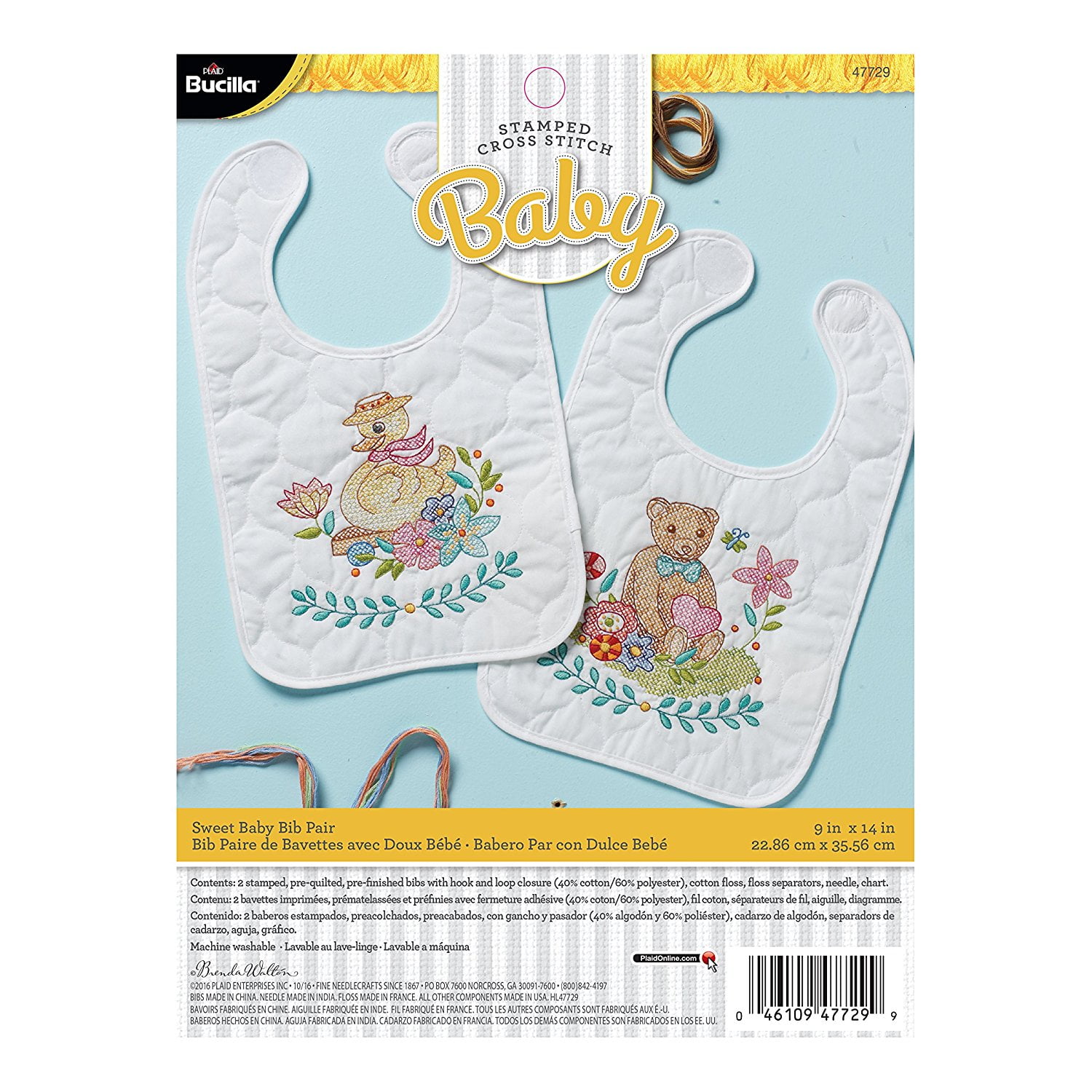 cross stitch baby bibs burp cloths