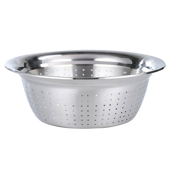 KDFWDM Colander 304 Stainless Steel, Strainer for Kitchen Food For washing vegetables, fruit, rice, Dishwasher Safe, Fruit and Rice for Draining Cooked Pasta