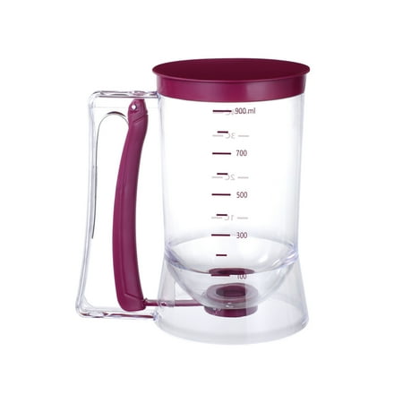 

OUNONA Pancake Batter Dispenser Perfect Baking Tool for Cupcakes Waffles Muffin Mix Crepes Cake or Any Baked Goods Bakeware Maker