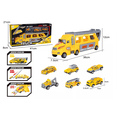 thumbnail image 4 of Coches De Juguete Camion De Bomberos/policía Juguetes amarillo, 4 of 5