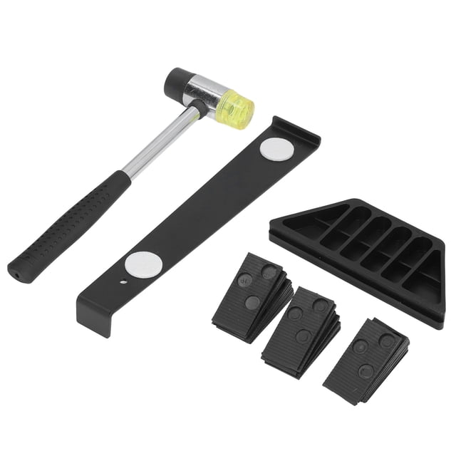 Kit de herramientas para laminado de madera, suelos de madera para el hogar, herramienta de instalación de suelos de madera, herramienta de montaje de suelos de madera construida para el futuro