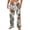 Light Gray, variant on GrmtClth Men's Relax Straight Leg Casual Sleep Pants Woodland Tree Camo Full Print Drawstring Elastic Waist Indoor Trousers Light Gray L