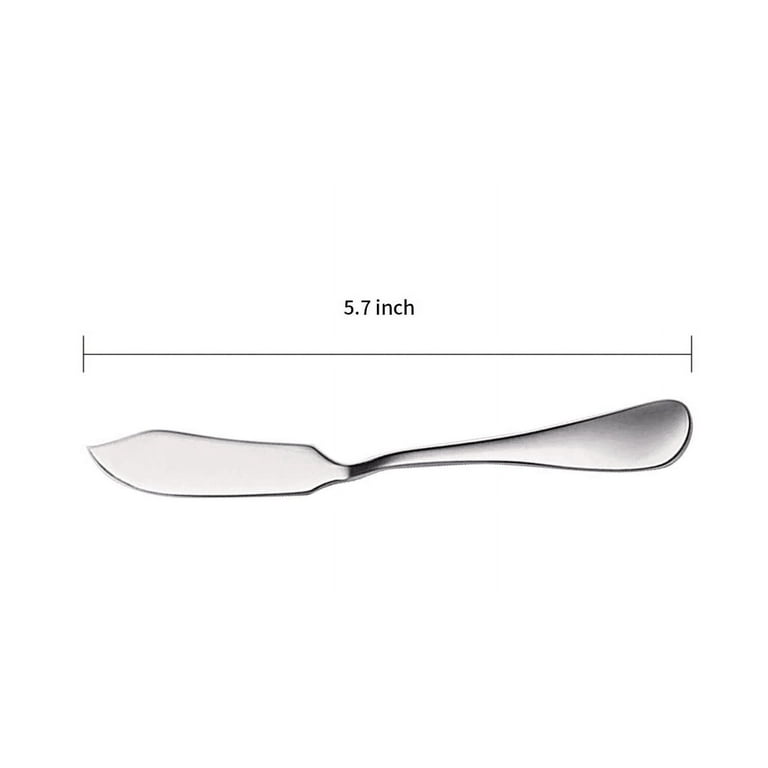 Chainplus Butter Knife Cheese Spreaders 5.7 inches Stainless Steel