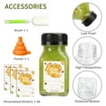 thumbnail image 3 of Botellas de jugo TOMNK, 48 unidades, 120 ml, plástico con tapas, etiqueta y cepillo, 3 of 6