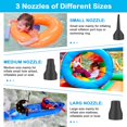 thumbnail image 2 of fafa-Electric Air Pump for Inflatable Pool,Portable Quick Inflator/Deflator Air Pump for Inflatable Couch, Camping Boat,Air Mattress Bed, Swimming Ring,Water Toys,Paddling Pools with 3 Nozzle Home Ca, 2 of 4