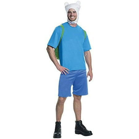 Rubie's Costume Co Men's Adventure Time Deluxe Finn Costume