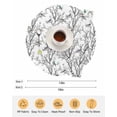 thumbnail image 6 of 15 Inch Round Placemats Set of 4, Natural Trees Branches Non Slip Heat Insulation PP Table Mats, Colored Birds Vintage Rustic Washable Place Mats for Kitchen Dining Party Table Decor, 6 of 7