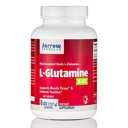 Jarrow L-glutamine Powder Jarrow Formulas L-Glutamine Powder, Supports Muscle Tissue & Immune Function, 8 Oz ()