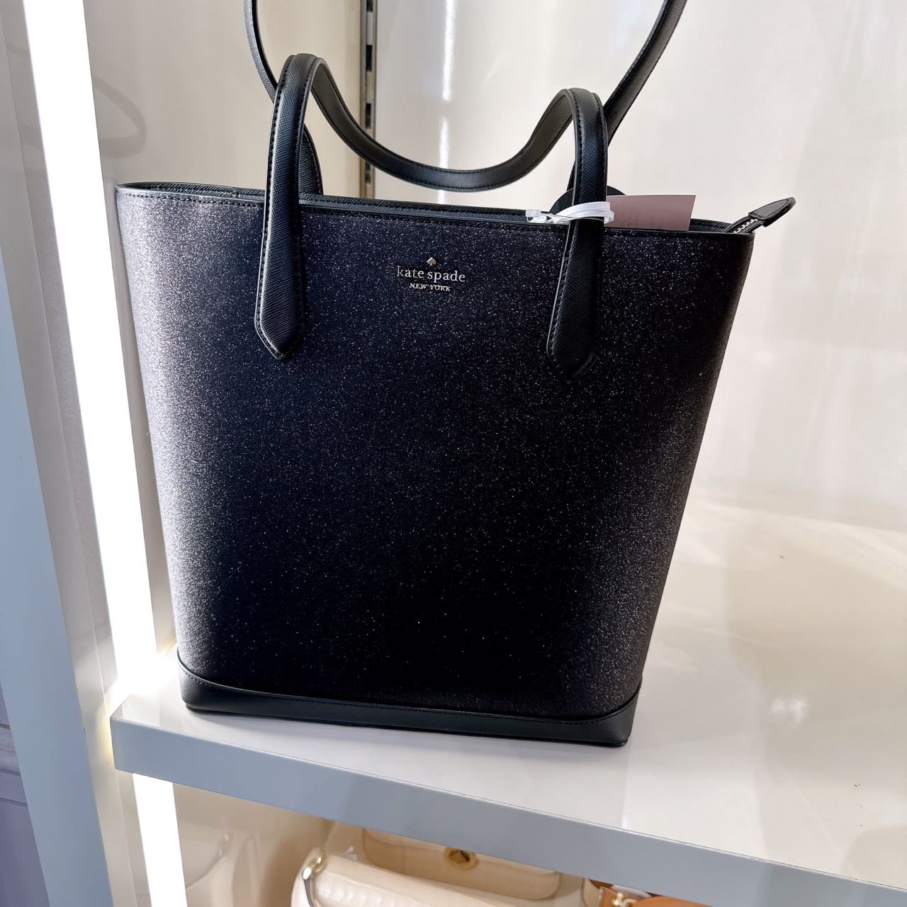 Kate Spade K9338 Tinsel Tote In Black