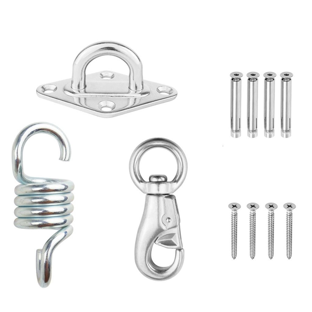 Yihuala Hammock Chair Hanging Spring Hooks Ceiling Mount Tool Set Accessories for Idoor Outdoor Swing Lazy Chair
