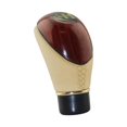thumbnail image 2 of Almencla PU Leather Manual Shifter Knob Fit Most Automatic Manual Vehicle Universal Gear Beige, 2 of 7