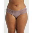 thumbnail image 5 of Joyspun Women's Microfiber and Lace Hipster Panties, 3-Pack, Sizes XS-3XL, 5 of 7