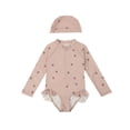 thumbnail image 2 of Maillot de Bain Fille Manches Longues Protection Éruption Été Imprimé pour Tout-Petit Plage Piscine, 2 of 3