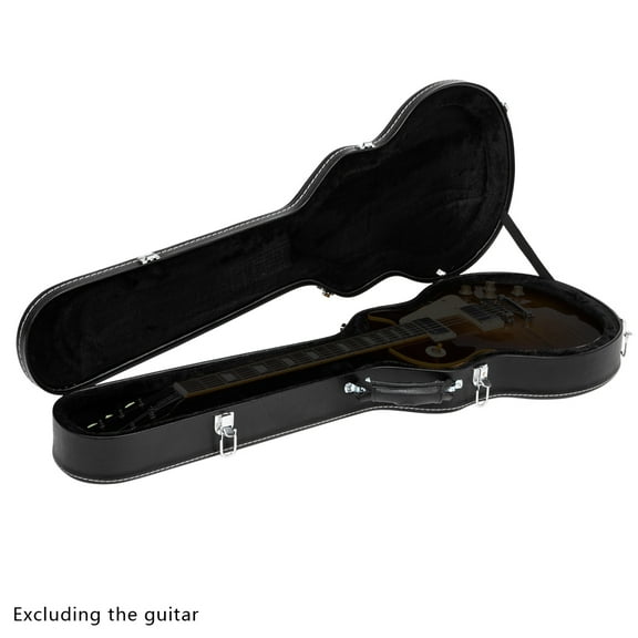 High Grade Electric Guitar Hard Case for GLP Style Electric Guitar Microgroove Bulge Surface Black