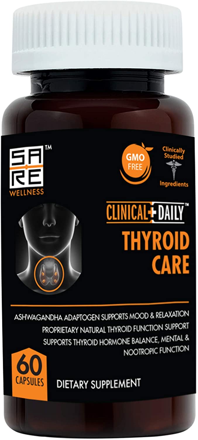 Natural Thyroid Support Supplement, Ashwagandha Adaptogen Superfood