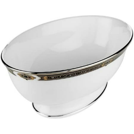 

Xayacule Vintage Jewel Open Vegetable Bowl White