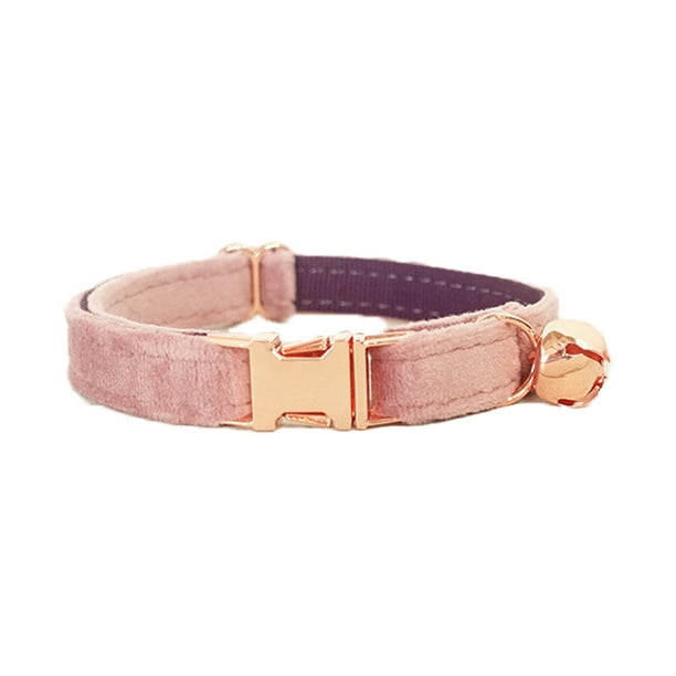 Collar y correa para perros, conjunto de terciopelo, suave y cómodo, collares ajustables para perros.