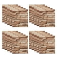 thumbnail image 2 of WEUVEB 20-Pack Self Adhesive XPE Foam Bricks Wallpaper Panels for Wall Decor, Easy Install, Soundproofing, Home Improvement, 2 of 8